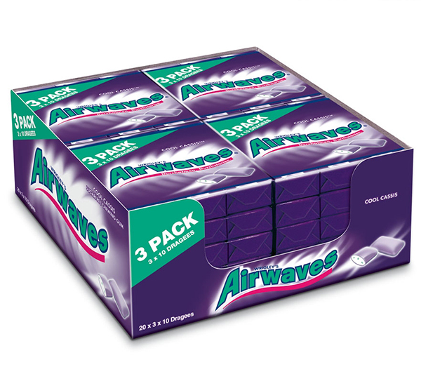 Susswaren Versandkostenfrei Wrigleys Airwaves Cool Cassis Display
