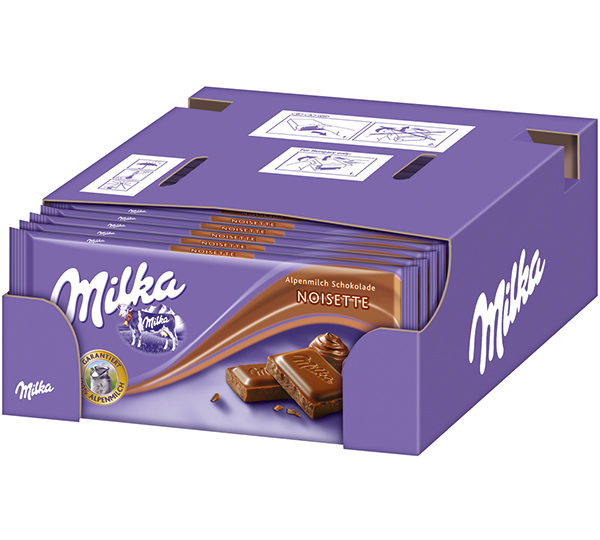 Süßwaren Versandkostenfrei | Milka Noisette Display