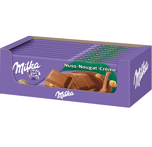 Süßwaren Versandkostenfrei | Milka Nuss-Nougat-Crème 300g Display
