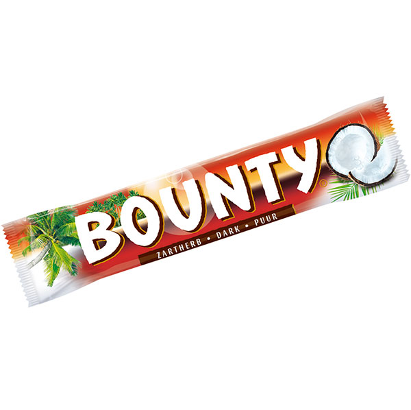 Süßwaren Versandkostenfrei Bounty Zartherb Display